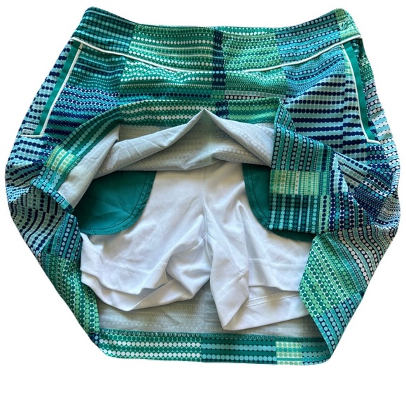 Women's EP Aline Golf Shirts Shorts Blue Green Casual Wear Athleisure Size 6 - Picture 5 of 6